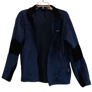 Patagonia Dark Blue Fury Long Sleeve Women's Jacket Size M